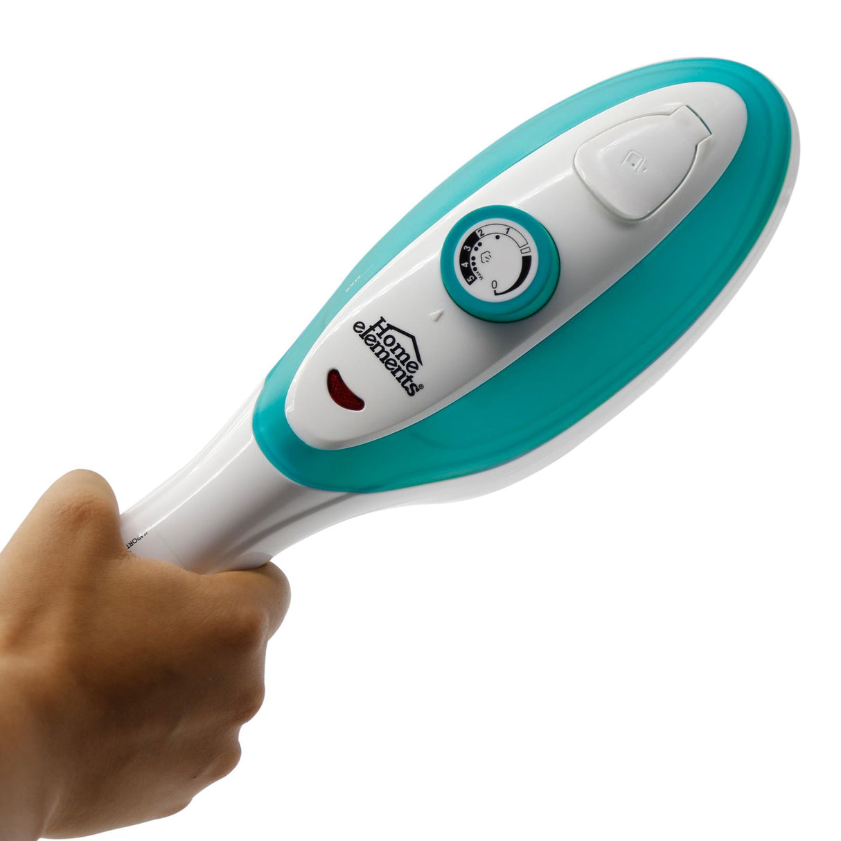 Plancha Blanco y Azul 8.5x8cm con Vapor y Dispensaodor y Rociador de Agua - PLANCHAS | Bylmo