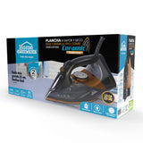 Plancha Steam Iron Negro y Cobre 12.2x14.5cm con Vapor y Dispensaodor y Rociador de Agua - PLANCHAS | Bylmo