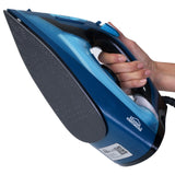 Plancha Steam Ceramic Azul 12.7x16.5cm con Vapor y Dispensaodor y Rociador de Agua - PLANCHAS | Bylmo