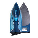 Plancha Steam Ceramic Azul 12.7x16.5cm con Vapor y Dispensaodor y Rociador de Agua - PLANCHAS | Bylmo