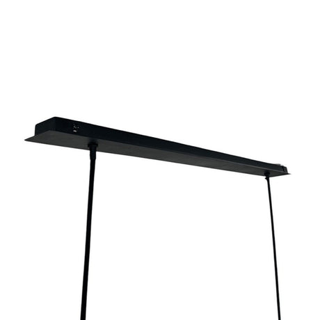 Lámpara de Techo Colgante y Ajustable Kotka Negro y Dorado 50x230cm de 5 Luces - LAMPARAS DE TECHO | Bylmo