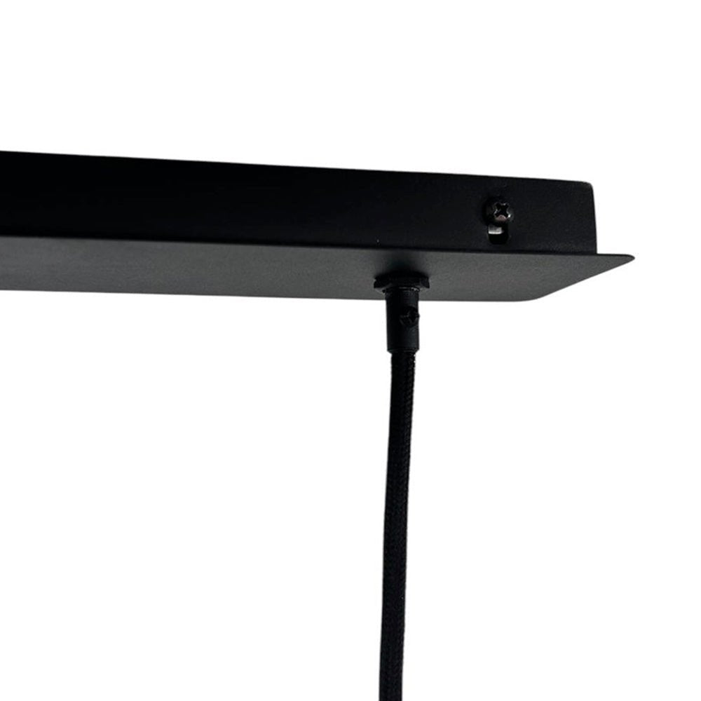 Lámpara de Techo Colgante y Ajustable Vanta Negro y Dorado 38x280cm de 4 Luces - LAMPARAS DE TECHO | Bylmo