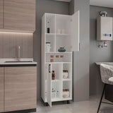 Alacena Bryce Blanco x39.6cm con Dos Puertas y con Patas - ALACENAS Y MUEBLES MICROONDAS | Bylmo