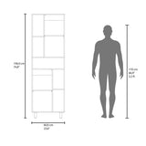 Alacena Bryce Blanco x39.6cm con Dos Puertas y con Patas - ALACENAS Y MUEBLES MICROONDAS | Bylmo