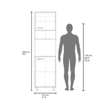 Módulo Para Microondas Antares Blanco x50.3cm con Dos Puertas y con Patas - ALACENAS Y MUEBLES MICROONDAS | Bylmo