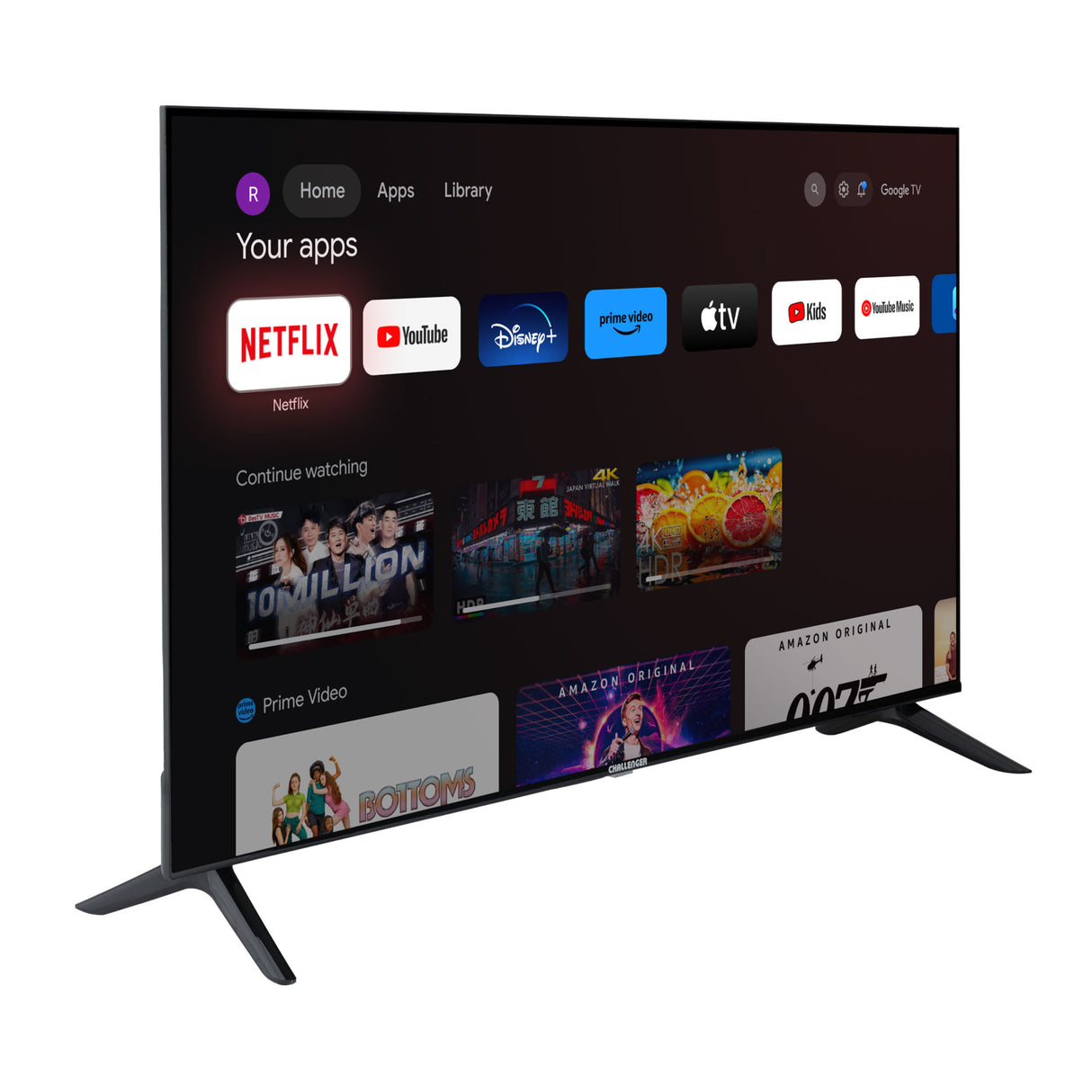 Televisor Led Smart Google 89.3x51cm de 40 Pulgadas FULL HD 1080P Con Wifi Integrado y Con Bluetooth - TELEVISORES | Bylmo