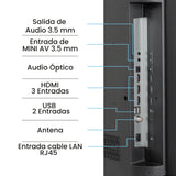 Televisor Led Smart Google 122.6x72.5cm de 55 Pulgadas 4K 2160P Con Wifi Integrado y Con Bluetooth - TELEVISORES | Bylmo