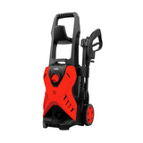 Hidrolavadora Rojo y Negro 30x68cm con Manguera de Cinco Metros y Depósito de Detergente - HIDROLAVADORAS | Bylmo