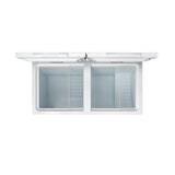 Congelador Blanco 141.6x82.5cm de 418 Litros con Iluminación Interna y con Dos Compartimientos - CONGELADORES | Bylmo