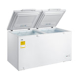 Congelador Blanco 141.6x82.5cm de 418 Litros con Iluminación Interna y con Dos Compartimientos - CONGELADORES | Bylmo