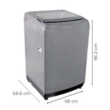 Lavadora Gris 58x96.2cm con Pantalla Digital para 14 Kilogramos - LAVADORAS Y SECADORAS | Bylmo