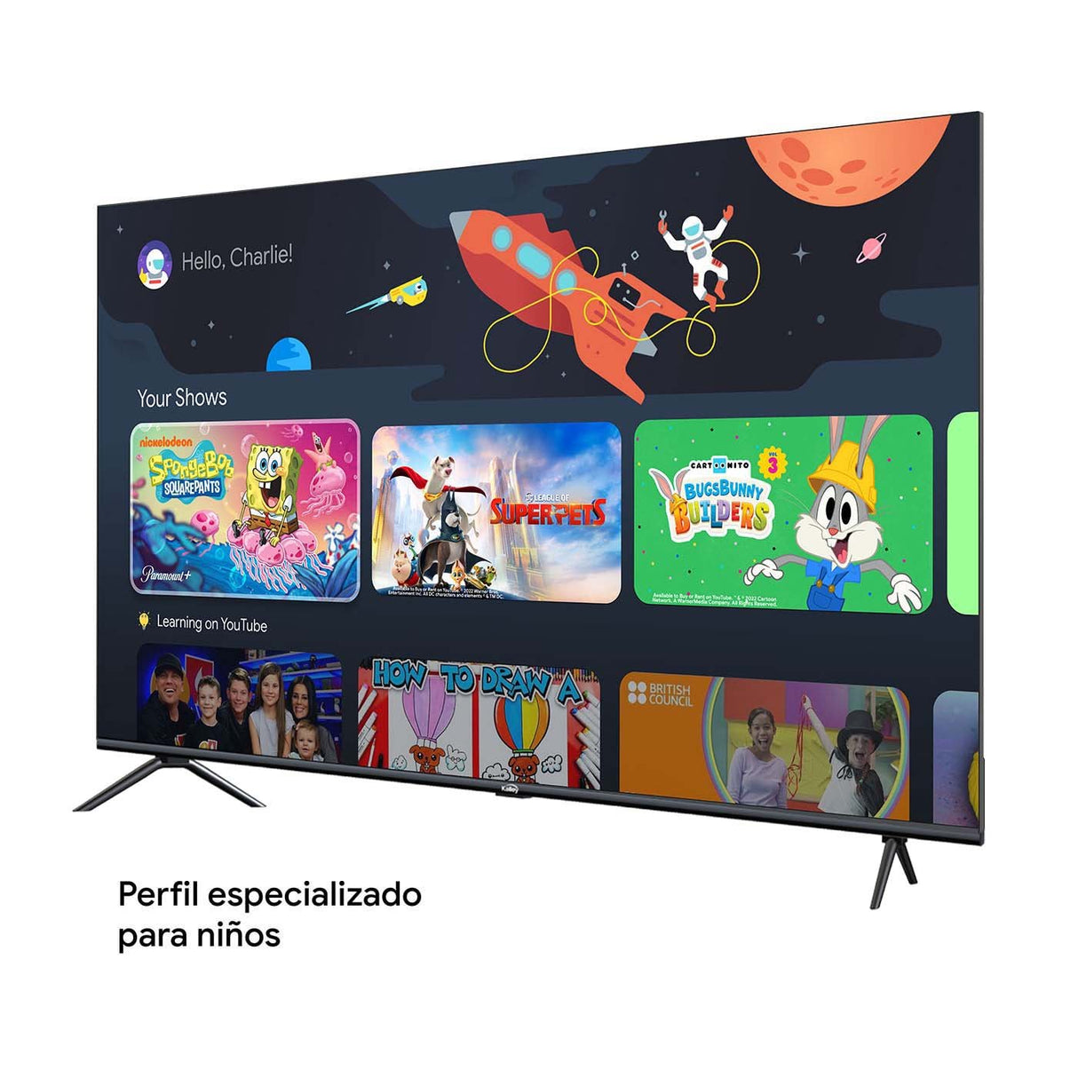 Televisor Kalley Smart LED 4K 50 Pulgadas Google Negro 125x76cm con Wifi Integrado y con Bluetooth - TELEVISORES | Bylmo