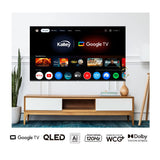 Televisor Kalley Smart QLED 4K 70 Pulgadas Google Negro 173x103cm con Wifi Integrado Procesador con IA y con Bluetooth - TELEVISORES | Bylmo