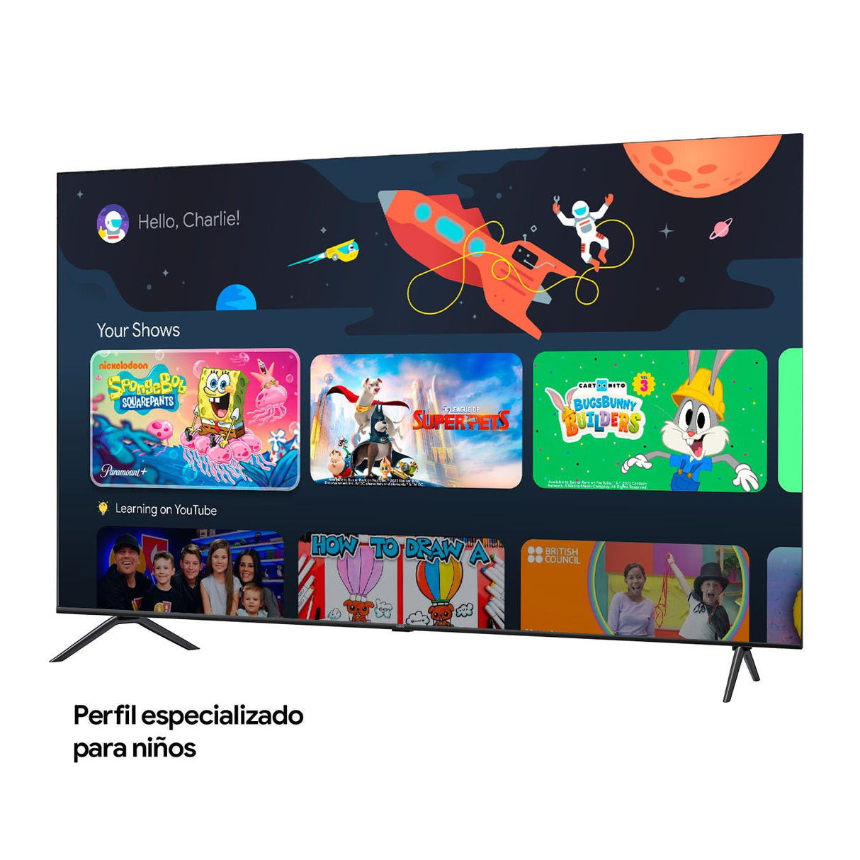 Televisor Kalley Smart QLED 4K 70 Pulgadas Google Negro 173x103cm con Wifi Integrado Procesador con IA y con Bluetooth - TELEVISORES | Bylmo