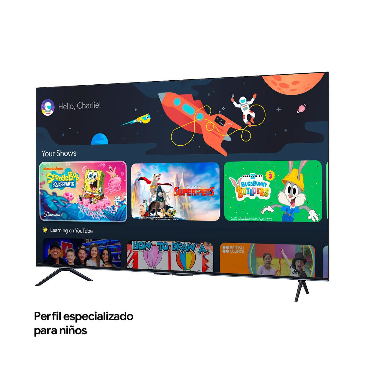 Televisor Kalley Smart QLED 4K 65 Pulgadas Google Negro 160x96cm con Wifi Integrado y con Bluetooth - TELEVISORES | Bylmo
