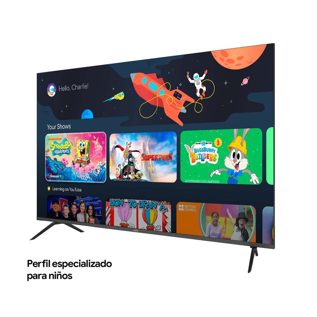Televisor Kalley Smart QLED 4K 75 Pulgadas Google Negro 184x110.3cm con Wifi Integrado y con Bluetooth - TELEVISORES | Bylmo