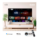 Televisor Kalley Smart QLED 4K 85 Pulgadas Google Negro 203x125cm con Wifi Integrado y con Bluetooth - TELEVISORES | Bylmo