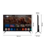 Televisor Kalley Smart LED 4K 60 Pulgadas Google Negro 146.5x88.3cm con Wifi Integrado y con Bluetooth - TELEVISORES | Bylmo