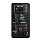 Parlante Kalley Negro 25.2x40cm con Bluetooth y con Control Remoto - PARLANTES | Bylmo