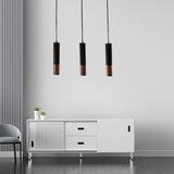 Lámpara de Techo Led Vila Dorado y Negro 6x100cm Ajustable de Tres Luces - LAMPARAS DE TECHO | Bylmo