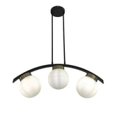 Lámpara de Techo Led Helsinki Dorado y Negro 15x25cm Ajustable de Tres Luces - LAMPARAS DE TECHO | Bylmo