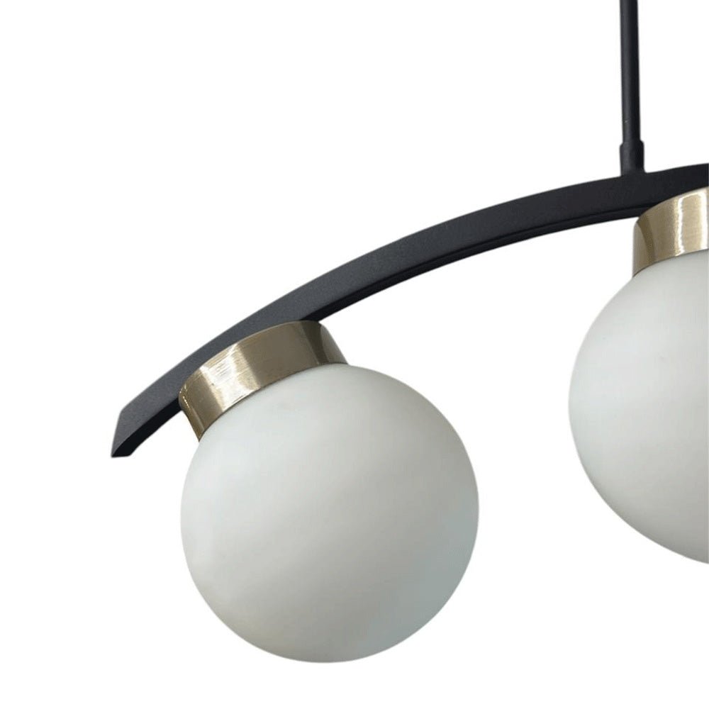 Lámpara de Techo Led Helsinki Dorado y Negro 15x25cm Ajustable de Tres Luces - LAMPARAS DE TECHO | Bylmo