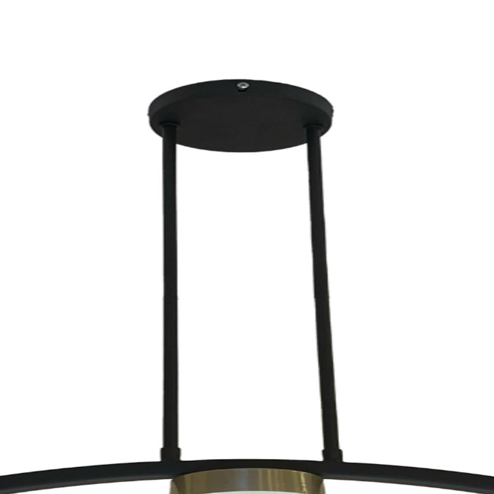 Lámpara de Techo Led Helsinki Dorado y Negro 15x25cm Ajustable de Tres Luces - LAMPARAS DE TECHO | Bylmo