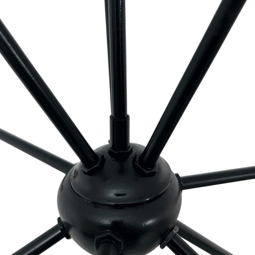 Lámpara de Techo Led Átomo Dorado y Negro 13x60cm Ajustable de Doce Luces - LAMPARAS DE TECHO | Bylmo