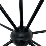 Lámpara de Techo Led Átomo Dorado y Negro 13x60cm Ajustable de Doce Luces - LAMPARAS DE TECHO | Bylmo