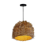 Lámpara de Techo Led Cafe y Dorado 40x36cm Ajustable de Una Luz - LAMPARAS DE TECHO | Bylmo