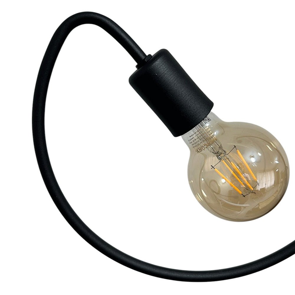 Lámpara de Techo Led Lt Kemi Negro 13x2cm Ajustable de Una Luz - LAMPARAS DE TECHO | Bylmo