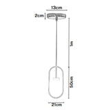 Lámpara de Techo Led Negro 21x50cm Ajustable de Una Luz - LAMPARAS DE TECHO | Bylmo
