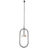 Lámpara de Techo Led Negro 21x50cm Ajustable de Una Luz - LAMPARAS DE TECHO | Bylmo