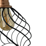 Lámpara de Techo Led Negro 23x33cm Ajustable de Una Luz - LAMPARAS DE TECHO | Bylmo