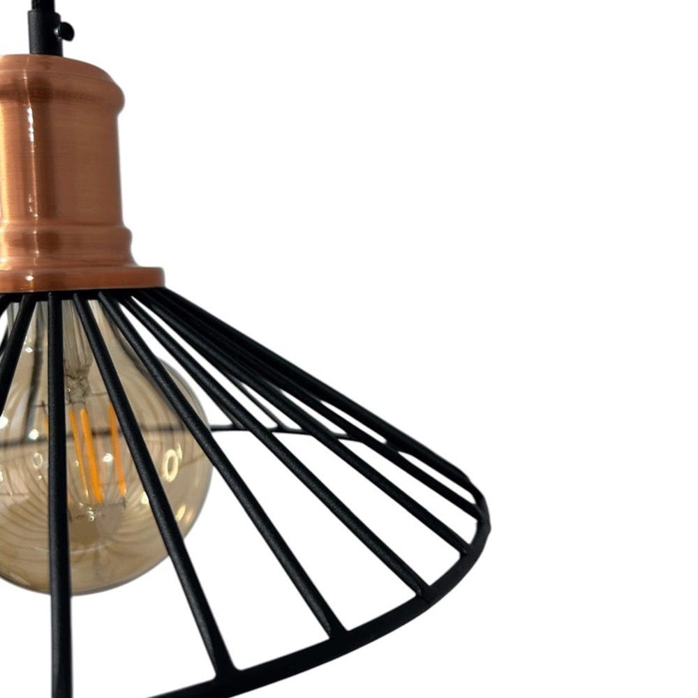 Set x 2 Lámparas de Techo Led Negro 25x14cm Ajustable de Una Luz - LAMPARAS DE TECHO | Bylmo