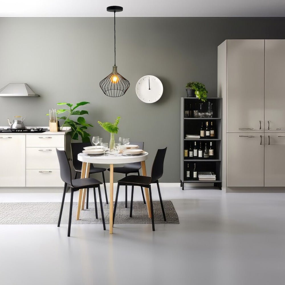 Set x 2 Lámparas de Techo Led Negro 27x25cm Ajustable de Una Luz - LAMPARAS DE TECHO | Bylmo