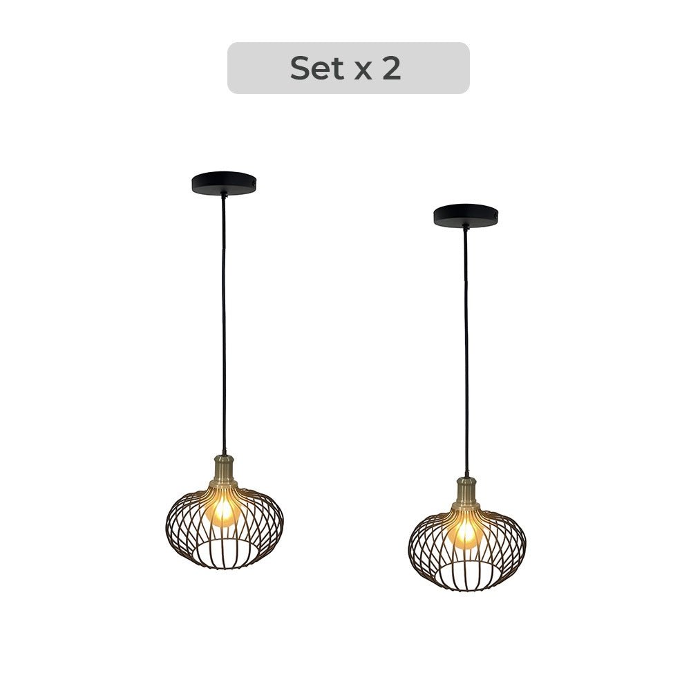 Set x 2 Lámparas de Techo Led Palu Negro 25x23cm Ajustable de Una Luz - LAMPARAS DE TECHO | Bylmo