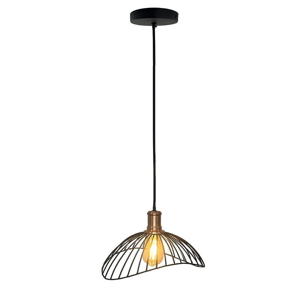 Set x 2 Lámparas de Techo Led Yakarta Negro y Dorado 33x20cm Ajustable de Una Luz - LAMPARAS DE TECHO | Bylmo