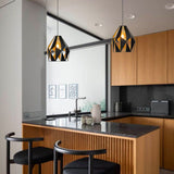 Lámpara de Techo Led Negro y Dorado 20x28cm Ajustable de Una Luz - LAMPARAS DE TECHO | Bylmo