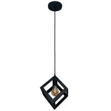 Lámpara de Techo Led Charlote Negro y Dorado 16.5x16.5cm Ajustable de Una Luz - LAMPARAS DE TECHO | Bylmo