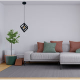 Lámpara de Techo Led Charlote Negro y Dorado 16.5x16.5cm Ajustable de Una Luz - LAMPARAS DE TECHO | Bylmo