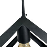 Lámpara de Techo Led Charlote Negro y Dorado 16.5x16.5cm Ajustable de Una Luz - LAMPARAS DE TECHO | Bylmo