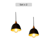 Set x 2 Lámparas de Techo Led Lynet Negro y Dorado 20x19.5cm Ajustable de Una Luz - LAMPARAS DE TECHO | Bylmo