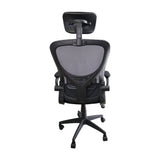 Silla de Oficina Bogota Negro 59x125.5cm con Ruedas con Soporte Lumbar y Espaldar Reclinable - SILLAS DE OFICINA | Bylmo