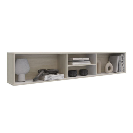 Repisa para TV Flotante Sali Niebla 180x32cm para TV Hasta 60 Pulgadas sin Cajones - MUEBLES DE TV | Bylmo