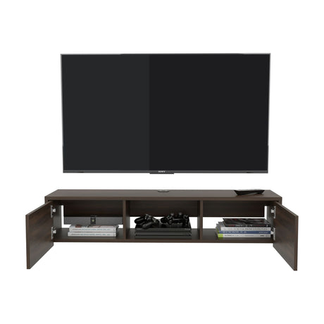 Repisa para TV Flotante Glen Nogal 125.1x26.8cm