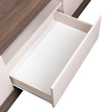 Rack de TV Niles Milan y Capri 200x50cm para TV Hasta 75 Pulgadas con Un Cajón y con Ranuras para Cables - MUEBLES DE TV | Bylmo