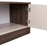 Rack de TV Niles Milan y Capri 200x50cm para TV Hasta 75 Pulgadas con Un Cajón y con Ranuras para Cables - MUEBLES DE TV | Bylmo