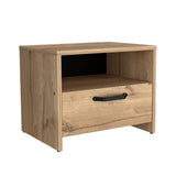 Mesa de Noche Oliveira Duna 44x35.6cm con Un Cajón - MESAS DE NOCHE | Bylmo