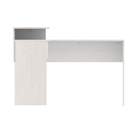 Escritorio en L Tiby Niebla 122x73cm con Un Cajón - ESCRITORIOS | Bylmo